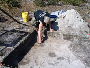2013 excavations underway at Mitchelville.